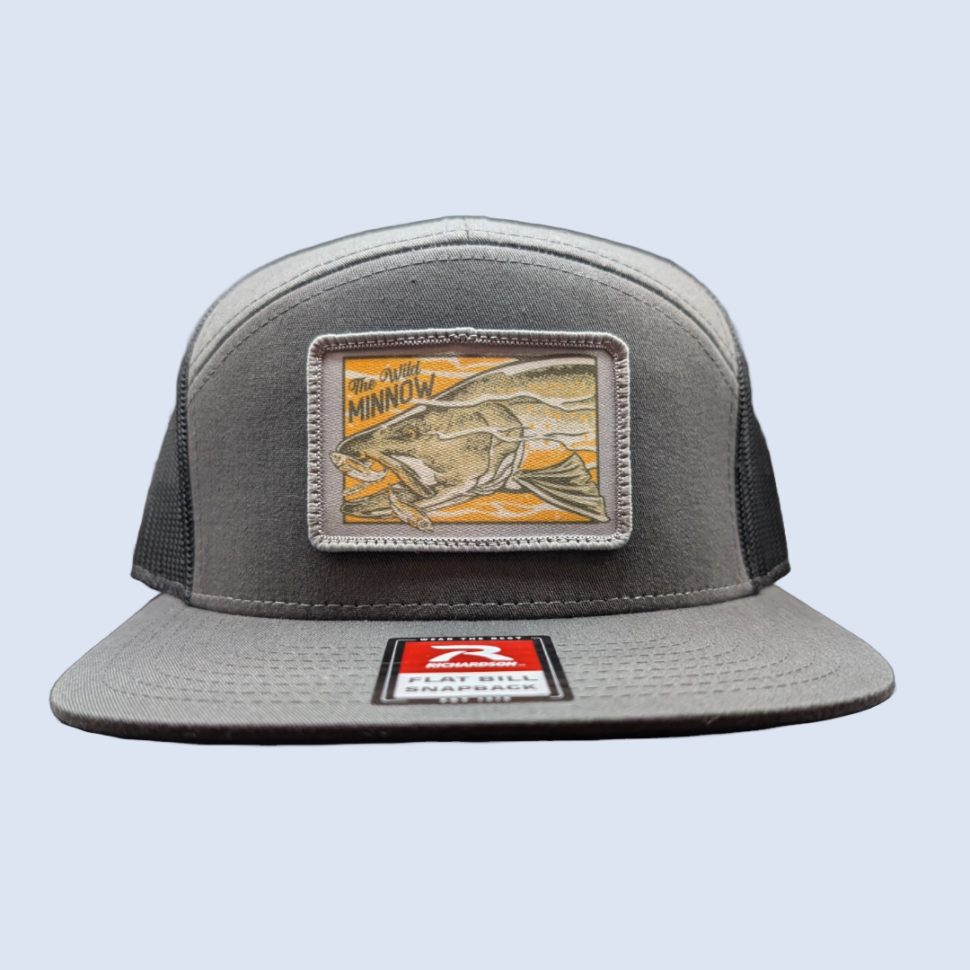 7 Panel Trucker Bull Trout Hat